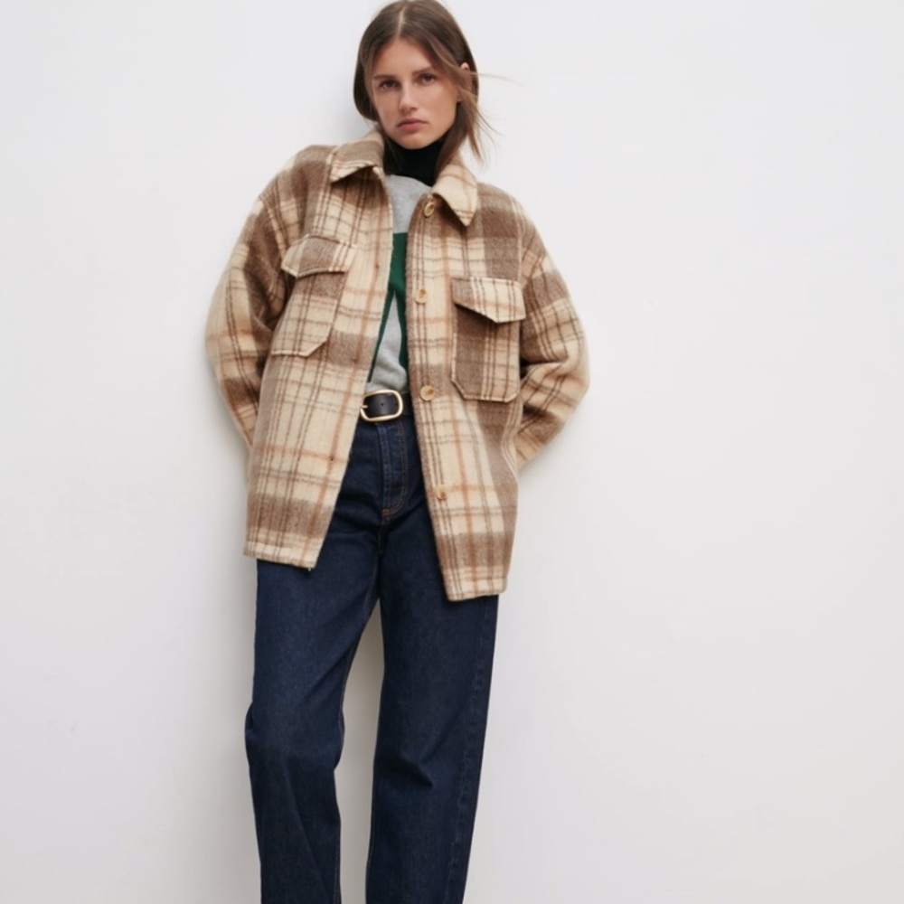 Zara Plaid Overshirt